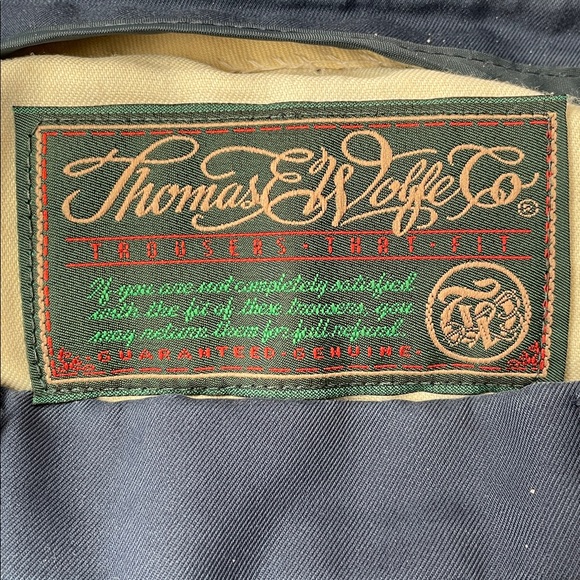 Vintage Thomas Wolf Company women’s trousers, Navy Blue. Size 4. - Picture 3 of 5